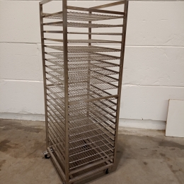 Mobile s/s rack (GN 2/1)